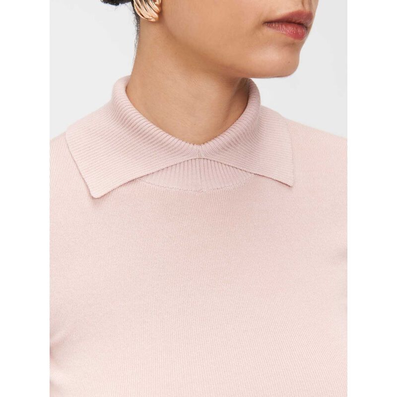 Veronika Maine Split Collar Knit image number 2